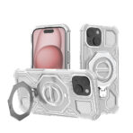 Techsuit - Carbon Shield PRO white - iPhone 15