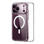 Стъклен протектор за iPhone 17 Pro в комплект с ESR Classic Hybrid HaloLock калъф