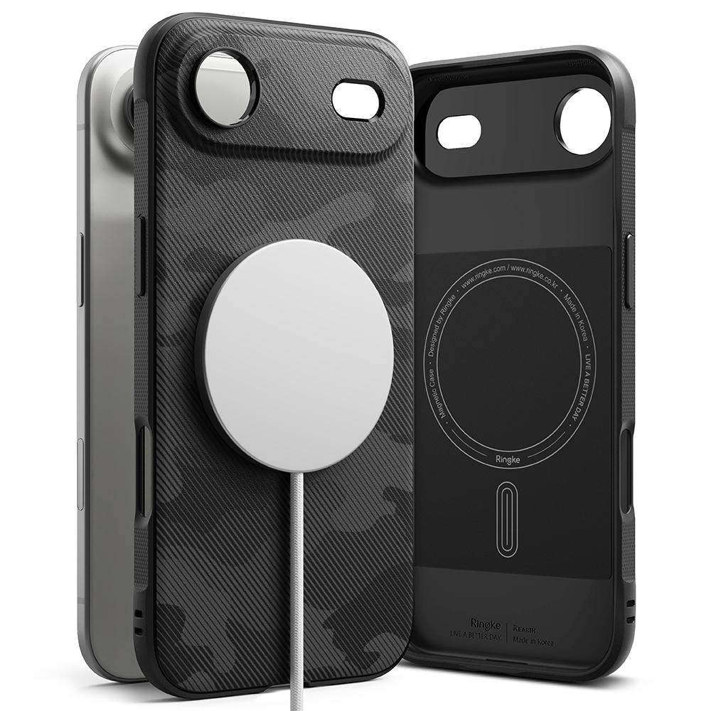 Ringke Onyx Magnetic Camo Black – конструкция за iPhone Air Ringke Onyx Magnetic Camo Black за iPhone Air – защитна конструкция